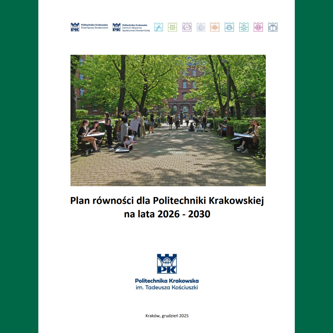 Plan Równości na lata 2026–2030 na Politechnice Krakowskiej przyjęty
